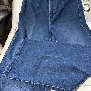 SO Dark Blue High-Rise Wide-Leg Jeans